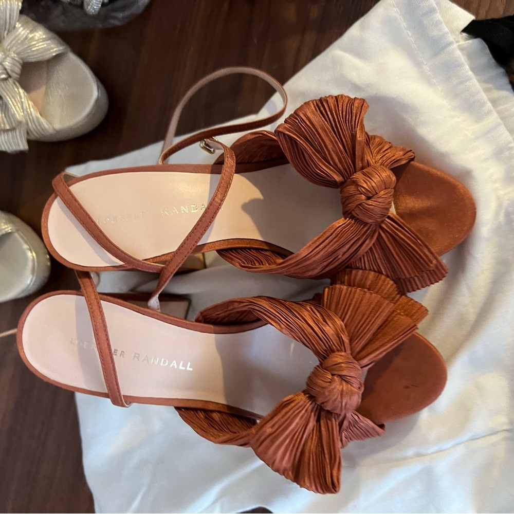 Loeffler Randall Natalia in Terracotta size 7 worn one time. Comfy and gorgeous